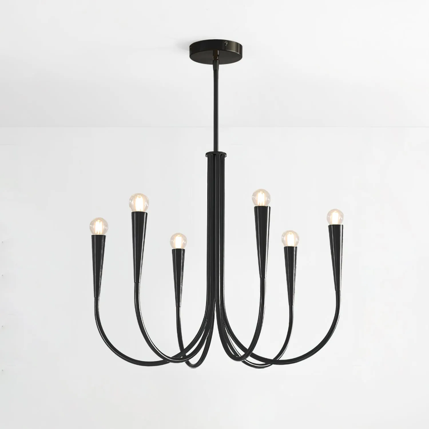 Swoop Arm Chandelier