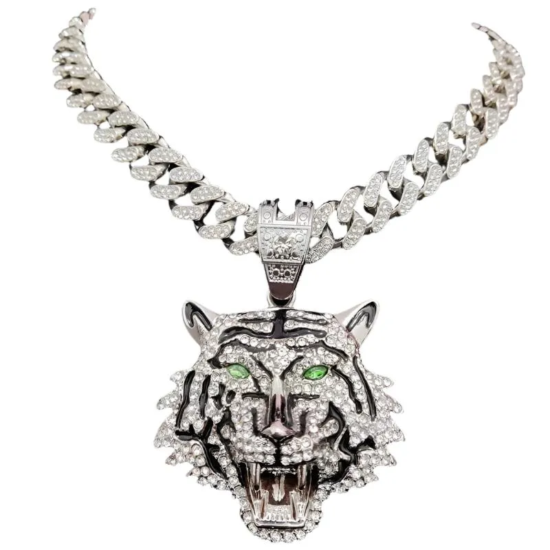 TEEK - Tiger Pendant Cuban Necklace