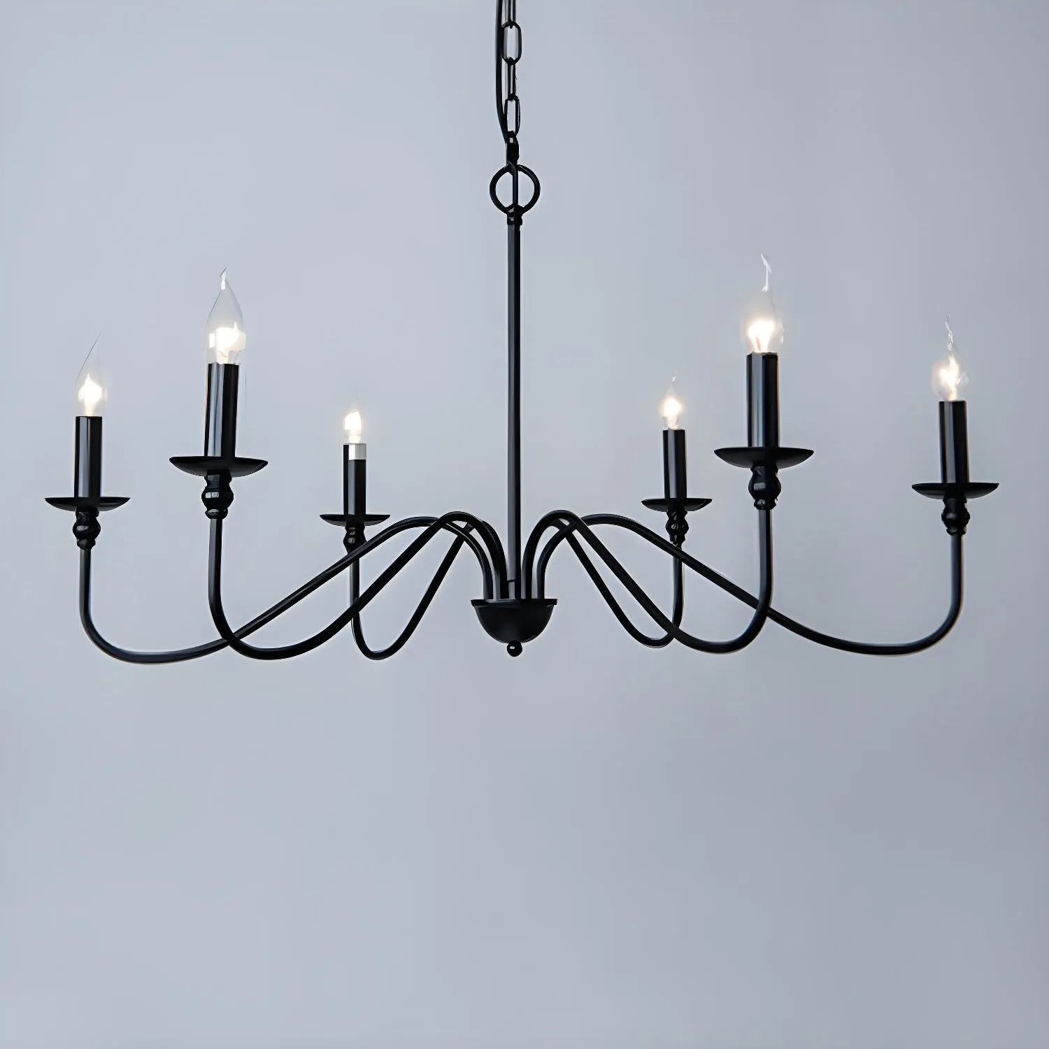 Timeless Gold Candle Chandelier