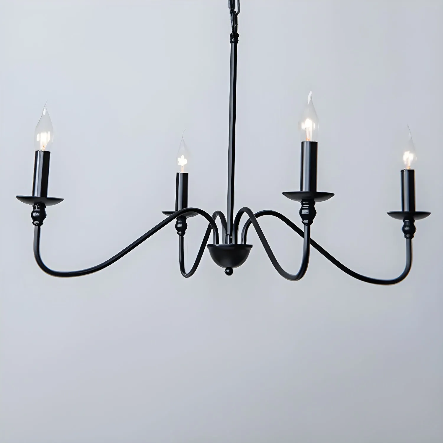 Timeless Gold Candle Chandelier