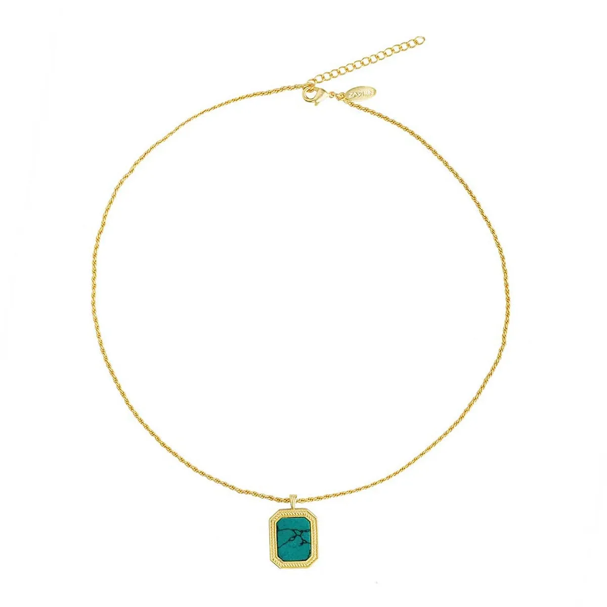 True Essence Pendant Necklace and Stud Earrings Set - Turquoise