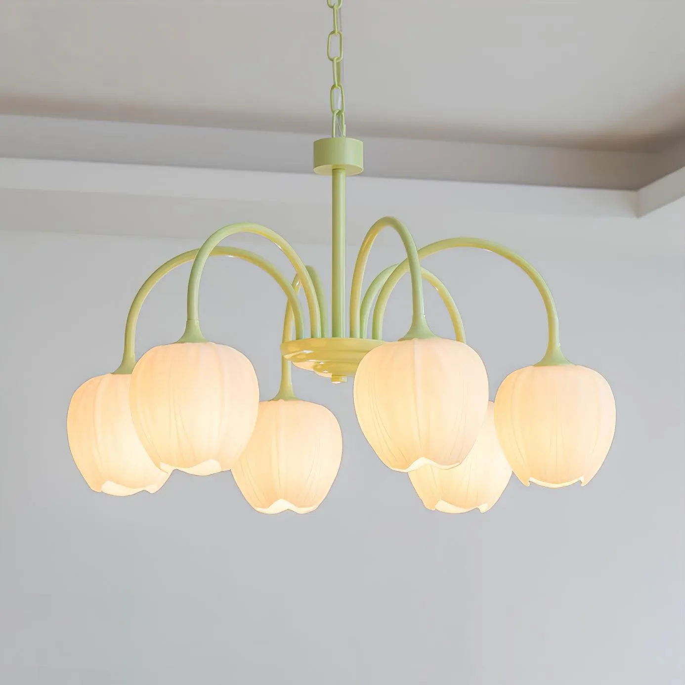 Tulip Matcha Chandelier