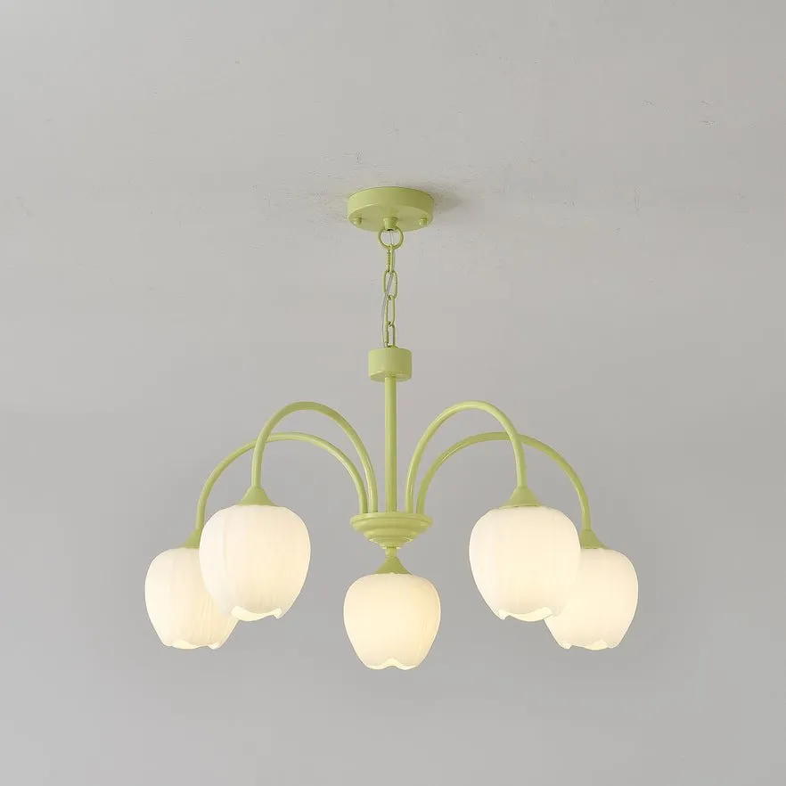 Tulip Matcha Chandelier