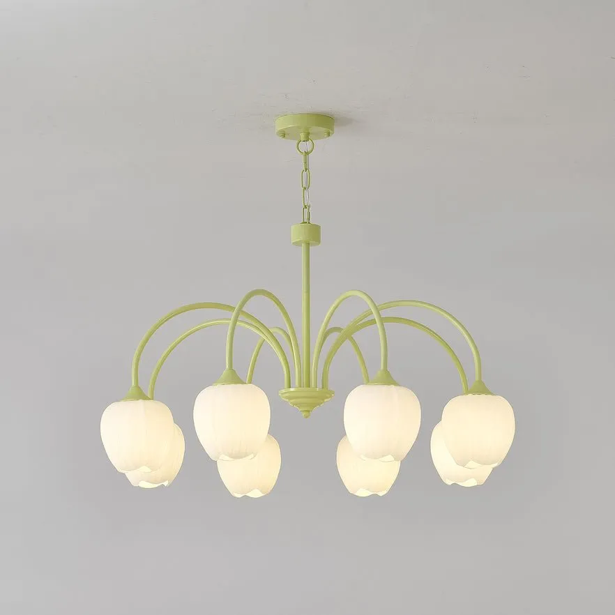 Tulip Matcha Chandelier