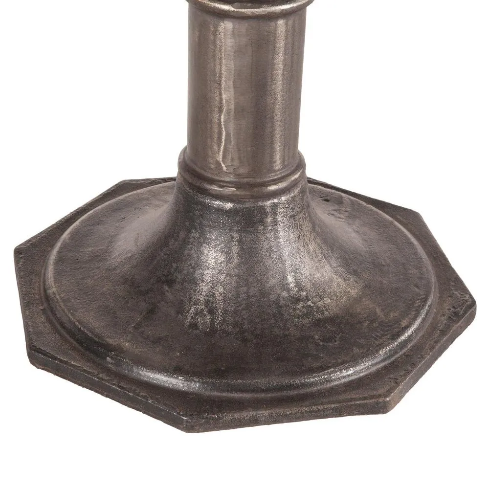 Welles Round Industrial Steampunk Bistro Table